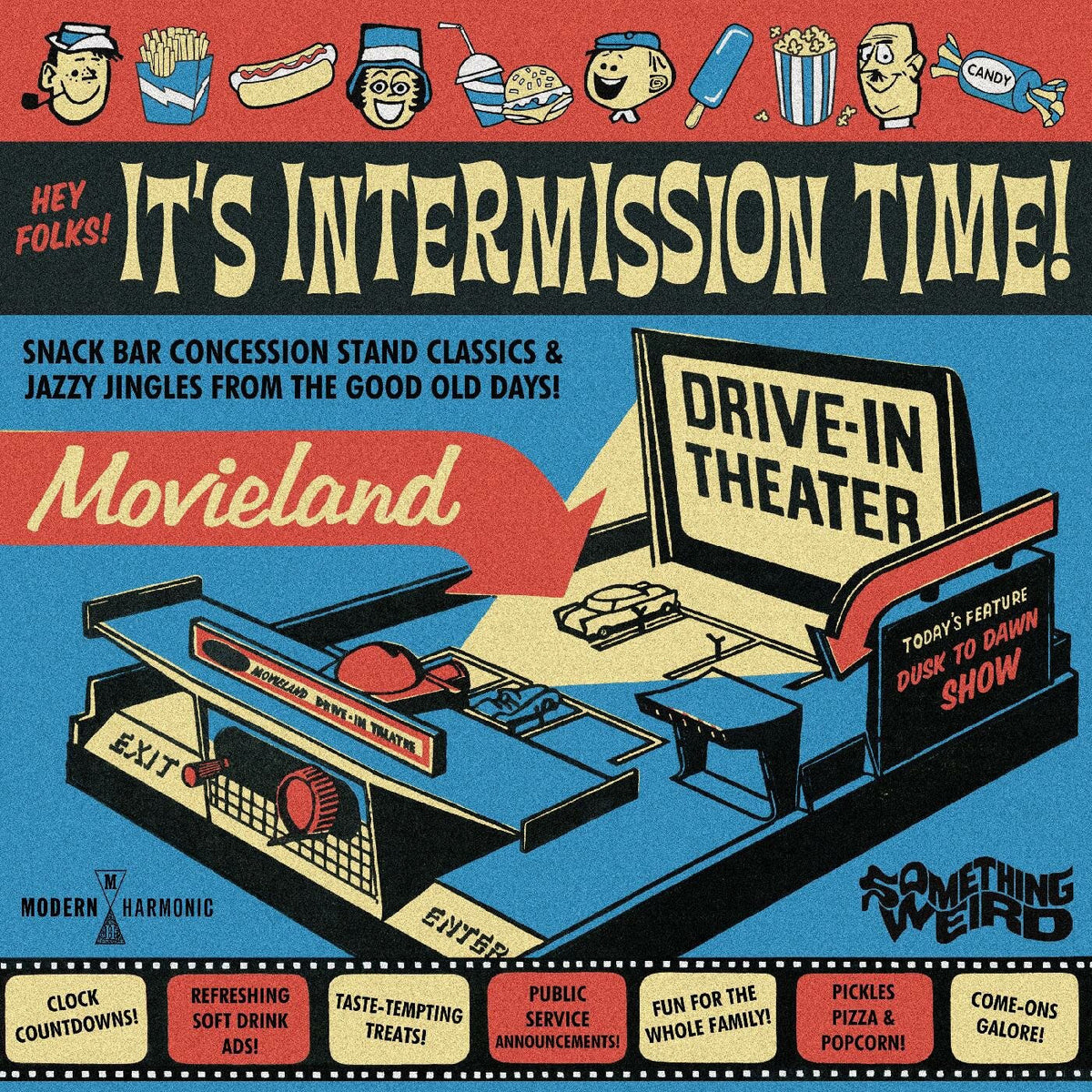Something Weird – Hey Folks! It's Intermission Time! vinyl cover
