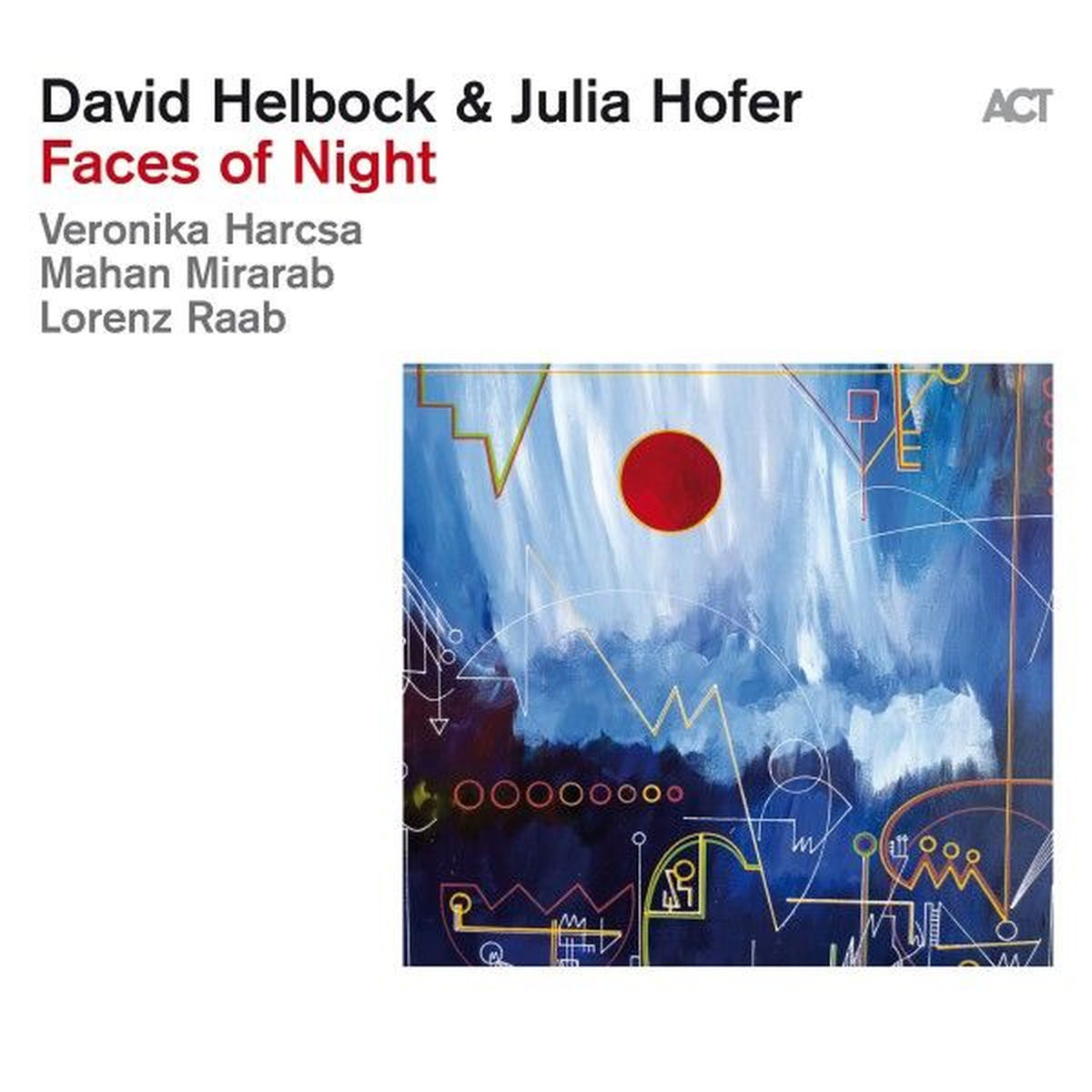 David Helbock – Faces of Night vinyl cover