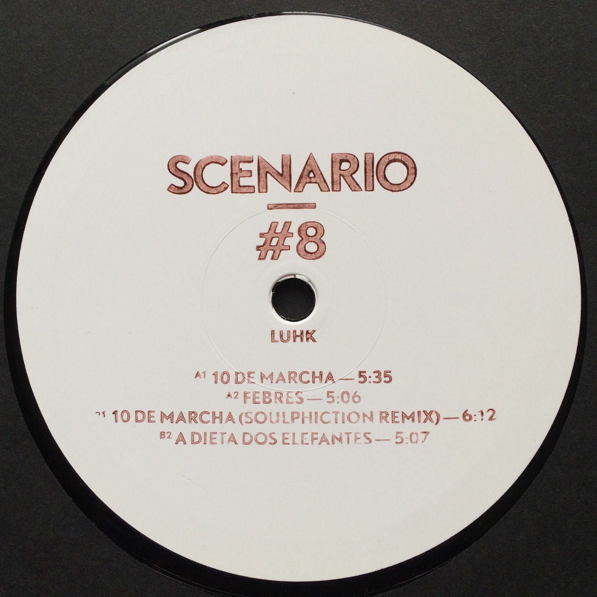 Luhk – SCENARIO#8 vinyl cover