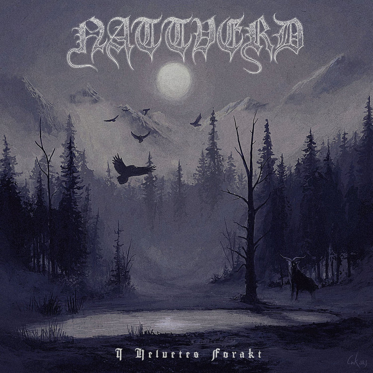 Nattverd – I Helvetes Forakt vinyl record cover