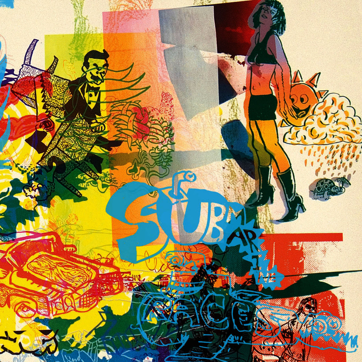 Submarine Races – Hard to Look At, Easy to See vinyl record cover
