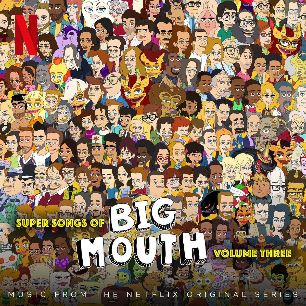 Big Mouth Cast – Super Songs of Big Mouth Vol. 3 (Music from the Netflix Original Series) vinyl cover