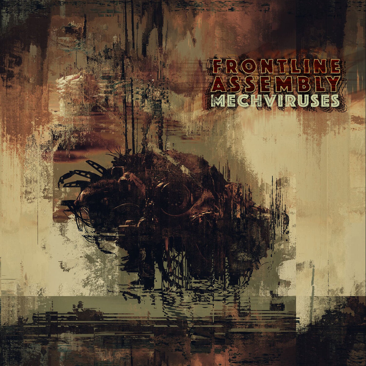 Front Line Assembly – Mechviruses vinyl record cover