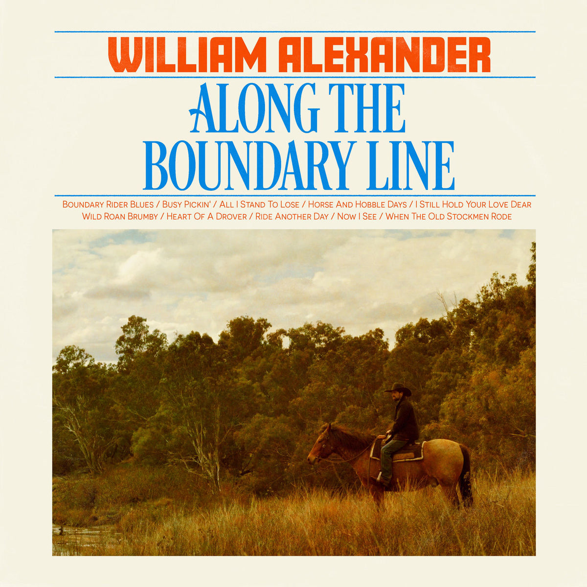 Alexander, William – Along The Boundary Line vinyl record cover