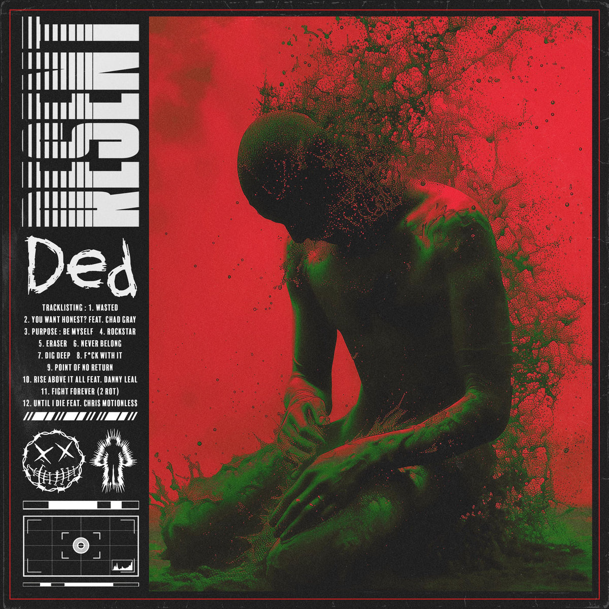 Ded – Resent (Transparent Red Vinyl) vinyl record cover