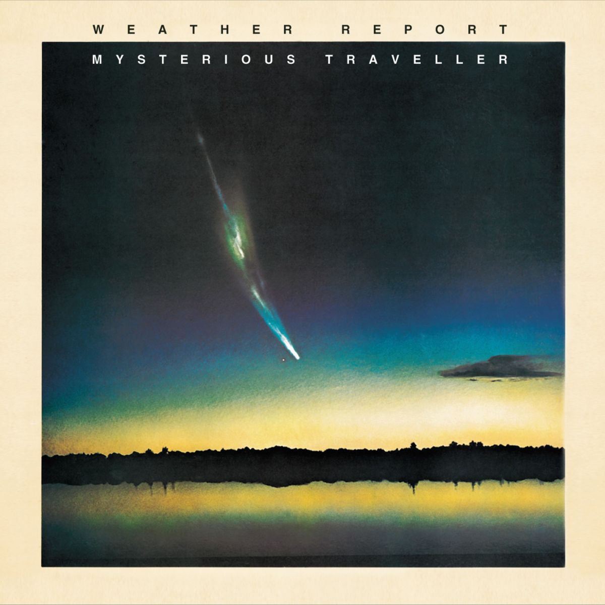Weather Report – Mysterious Traveller (Blue & Red Marbled Vinyl) vinyl record cover