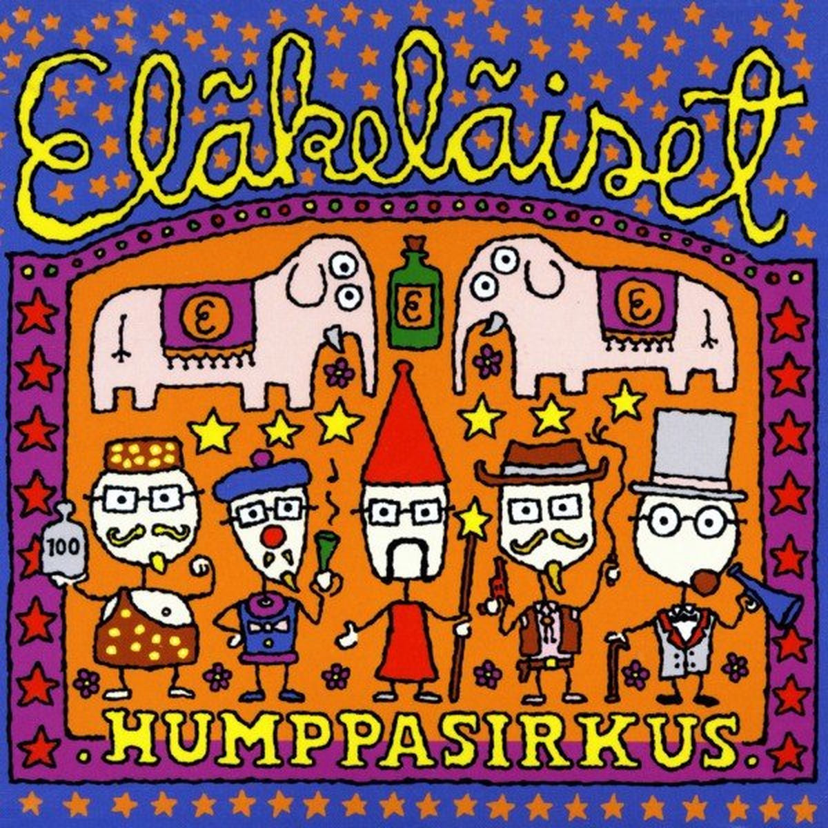 Elakelaiset – Humppasirkus -Coloured- vinyl record cover