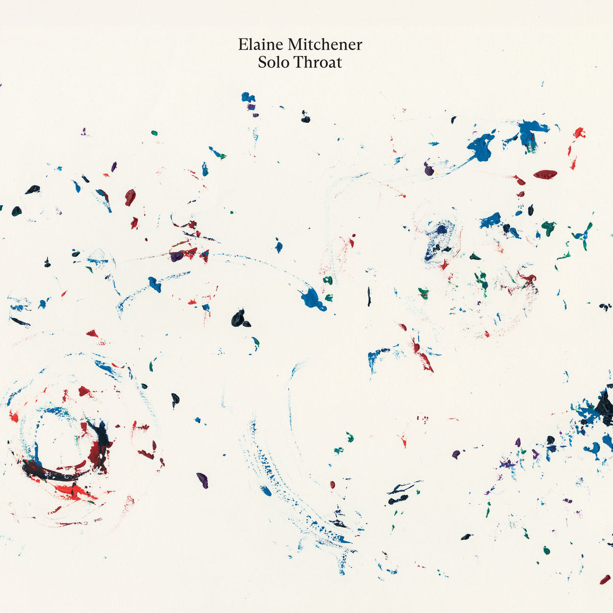 Elaine Mitchener – Solo Throat vinyl cover