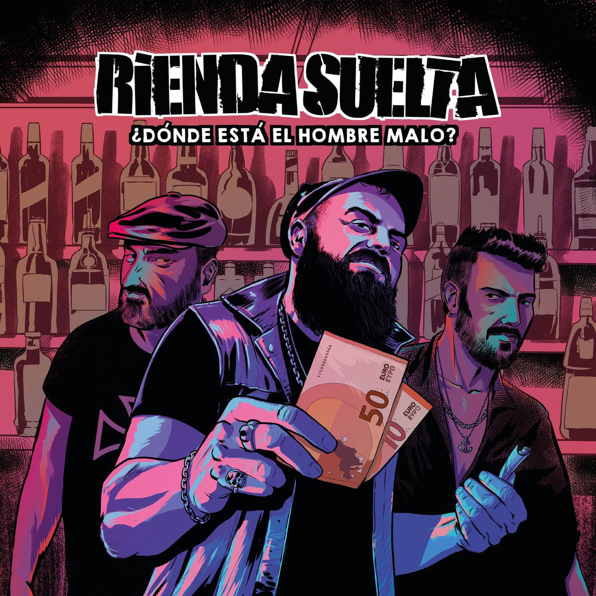 Rienda Suelta – Donde Esta El Hombre Malo vinyl record cover