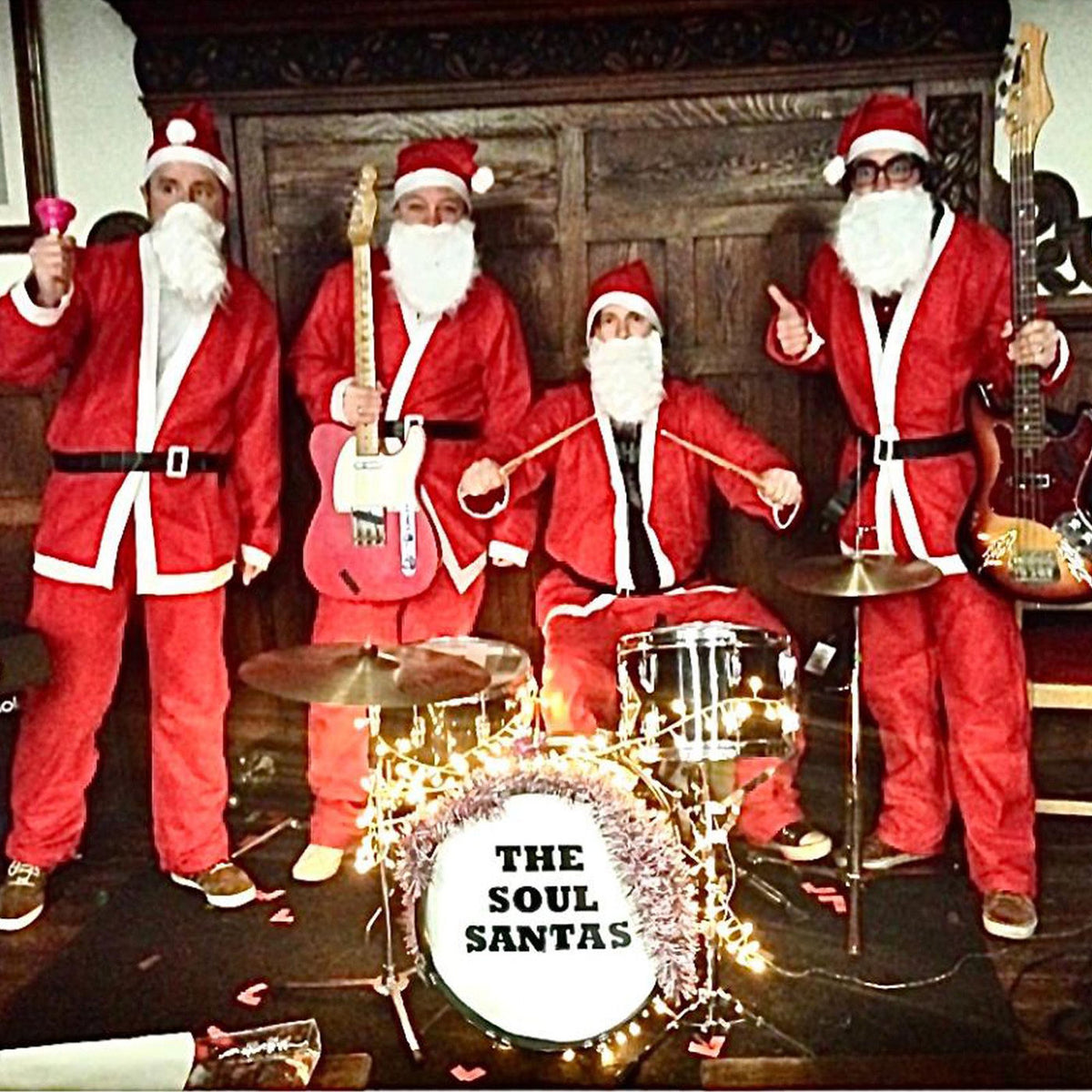 The Soul Santas – Christmas Crackers vinyl record cover