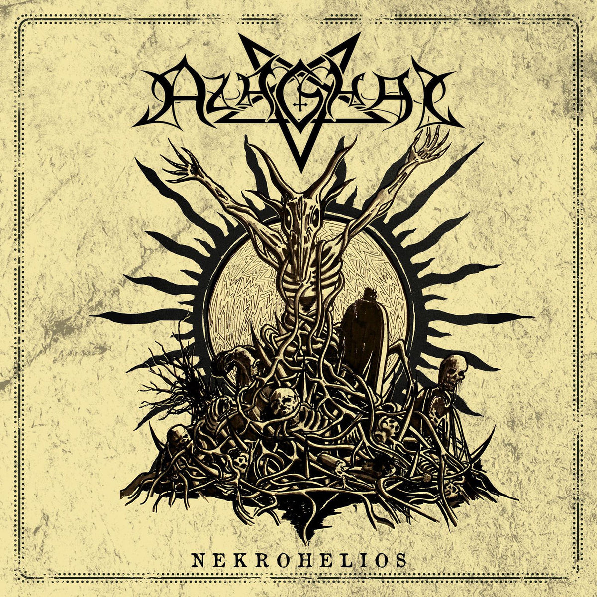 Azaghal – Nekrohelios vinyl record cover
