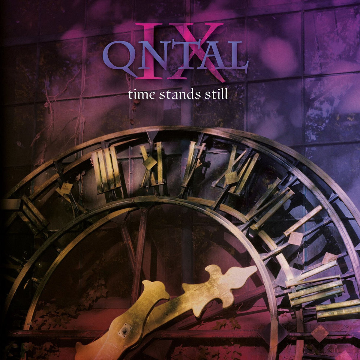 Qntal – Ix - Time Stands Still (PURPLE/BLUE MARBLED VINYL) vinyl record cover