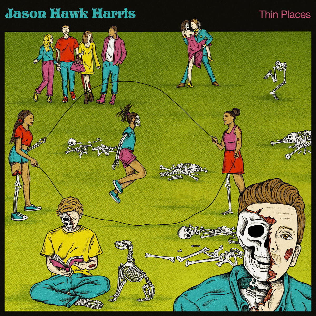 Jason Hawk Harris – Thin Places (PINK VINYL) vinyl record cover