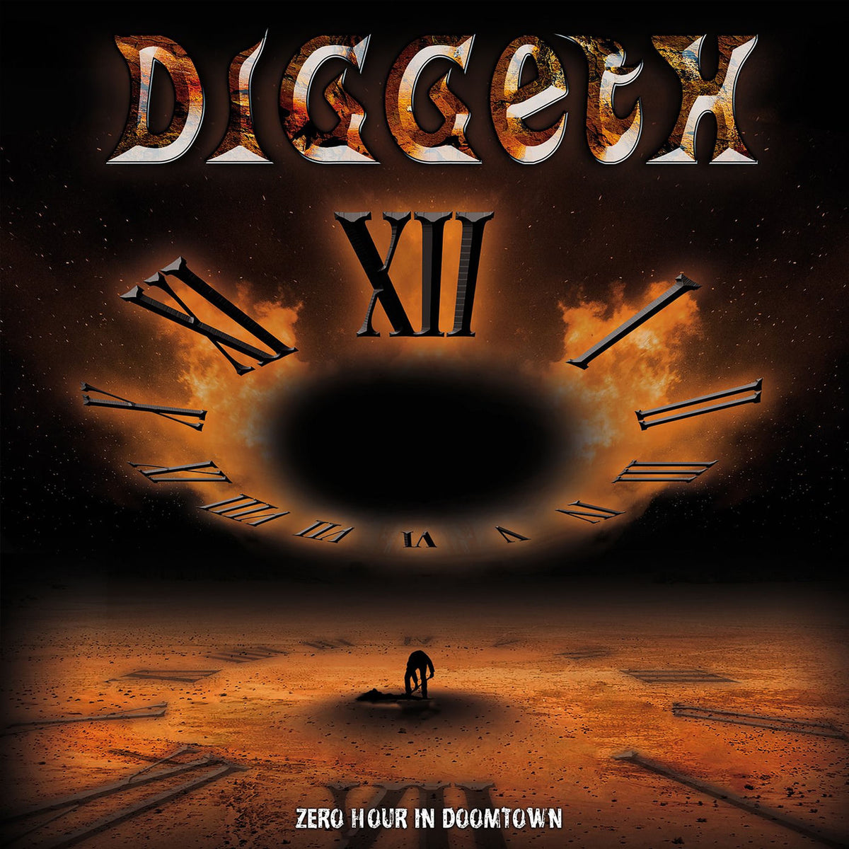 Diggeth – Zero Hour in Doomtown vinyl cover