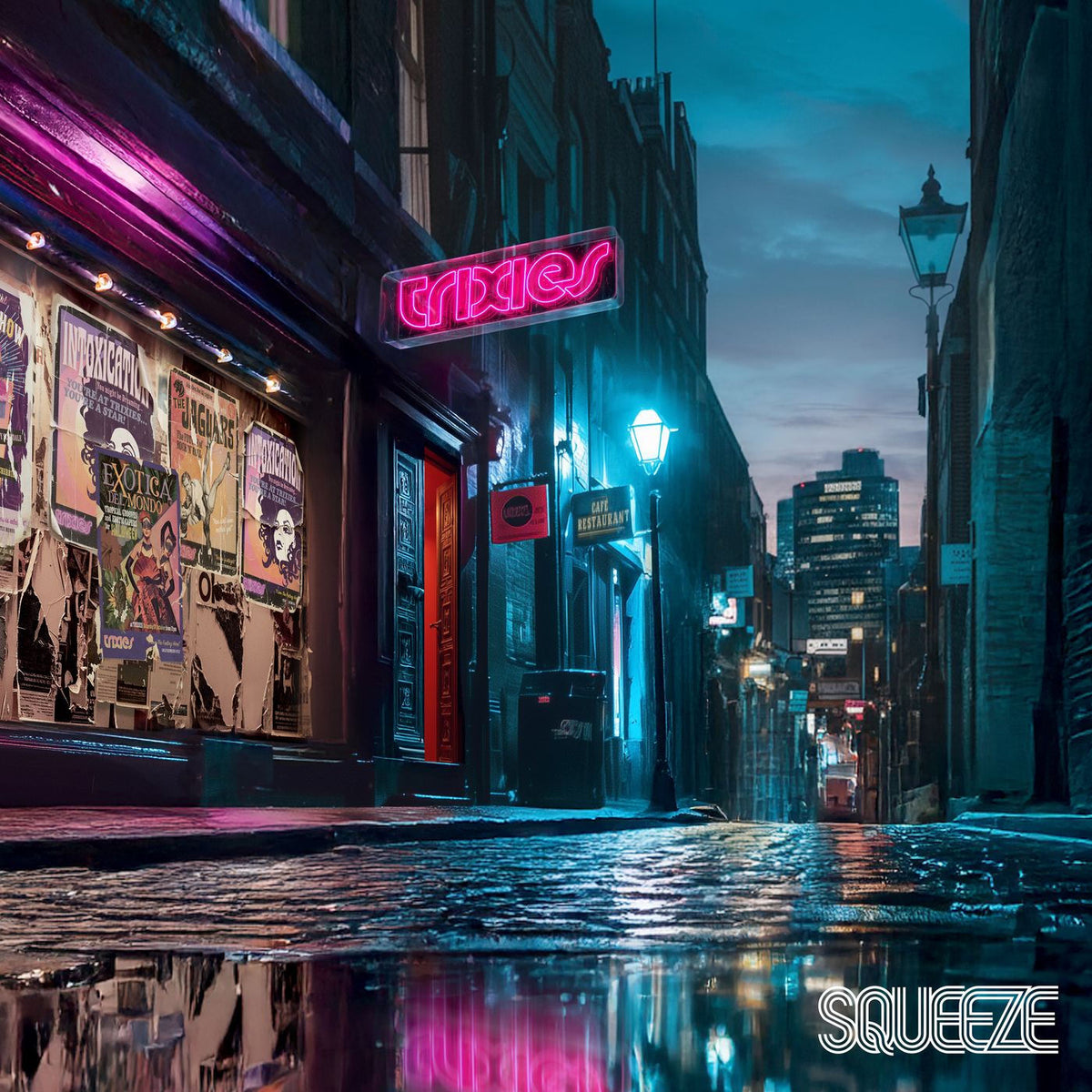 Squeeze – Trixies vinyl record cover