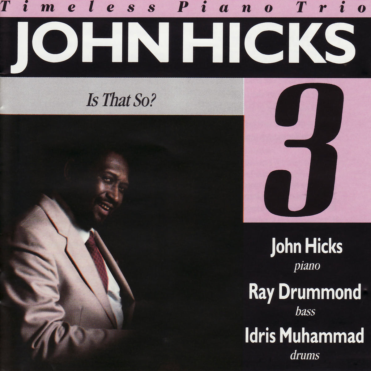 John Hicks Trio – Is That So vinyl cover