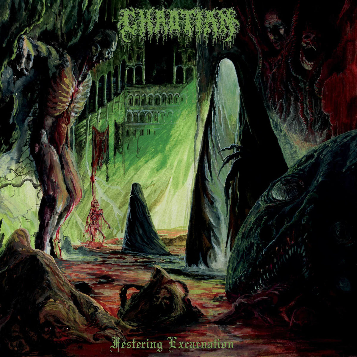 Chaotian – Festering Excarnation vinyl cover