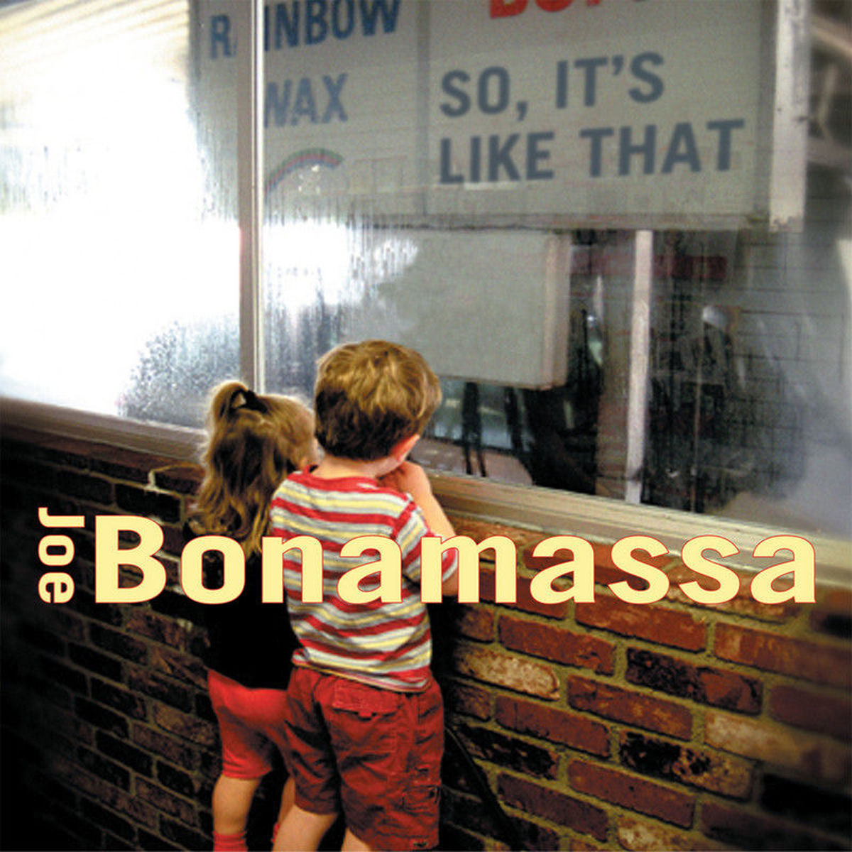 Joe Bonamassa – So, It's Like That vinyl record cover