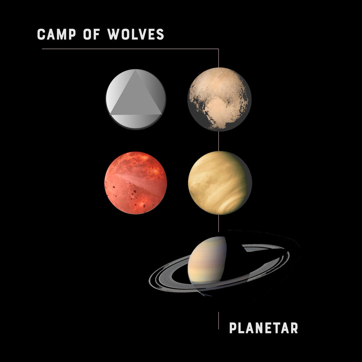 Camp Of Wolves – Planetar vinyl record cover