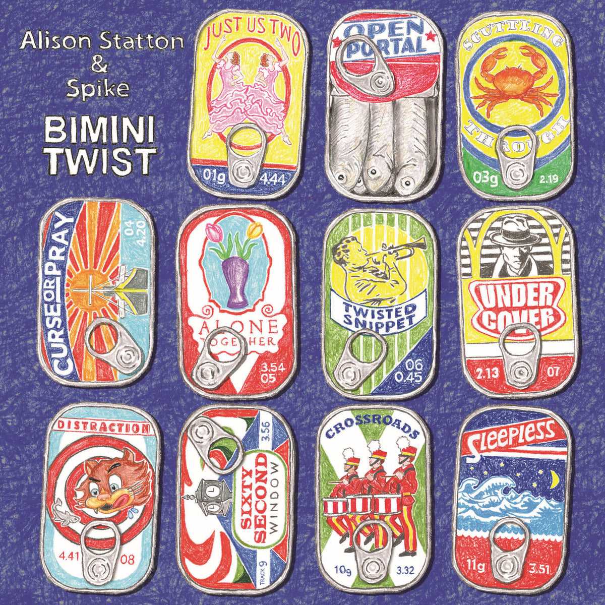Alison Statton & Spike – Bimini Twist vinyl record cover