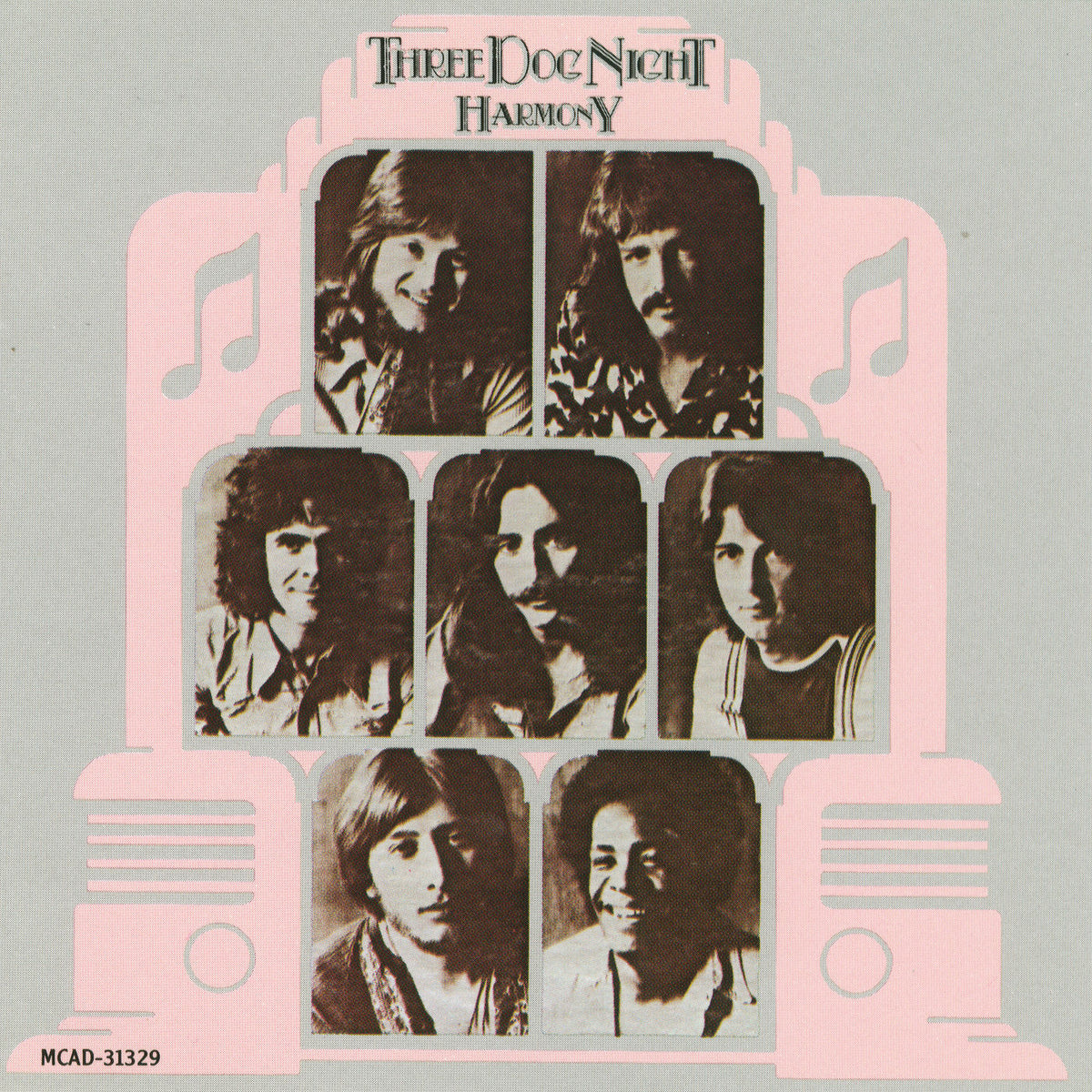 Three Dog Night – Harmony (55th Anniversary) vinyl record cover