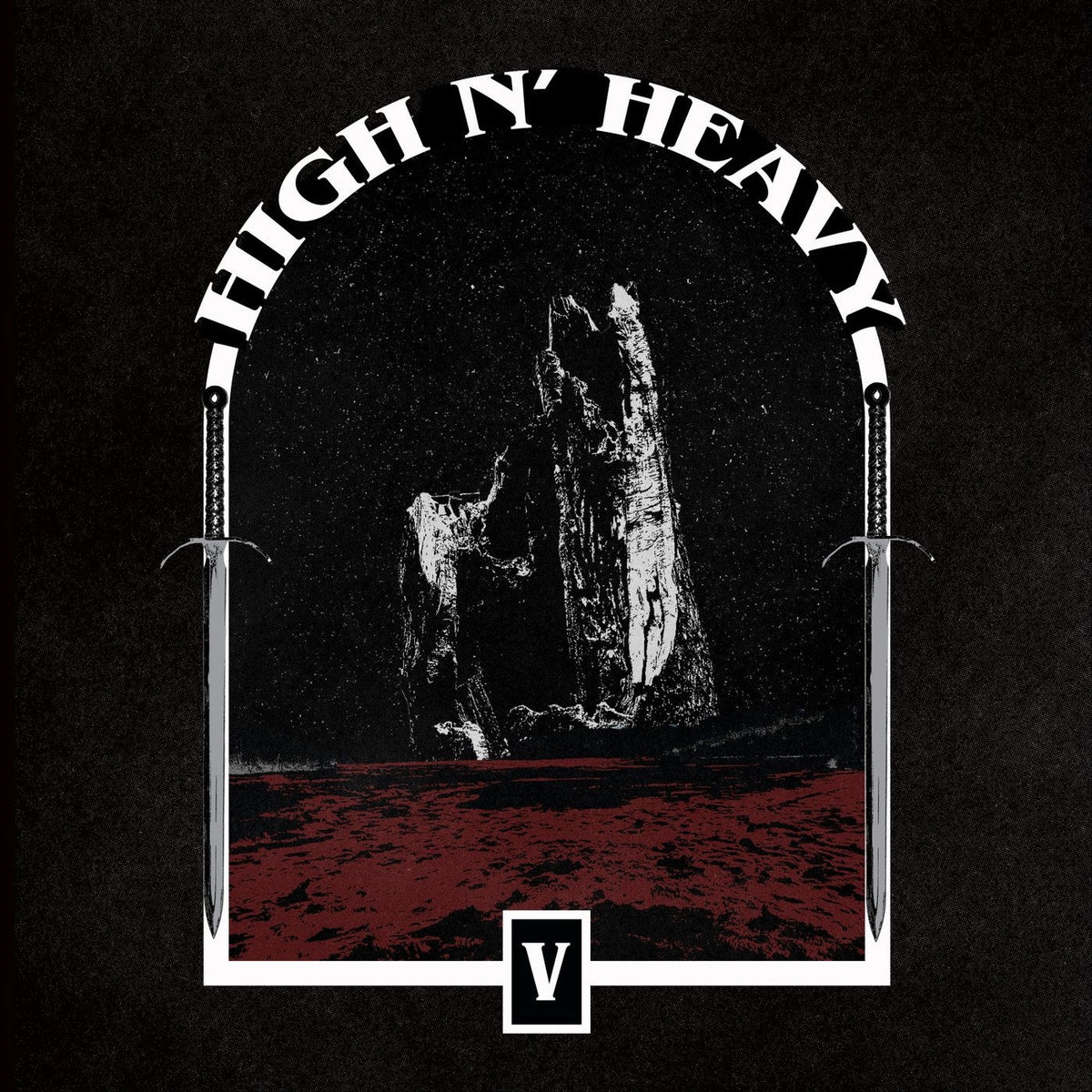 High N Heavy – V vinyl record cover
