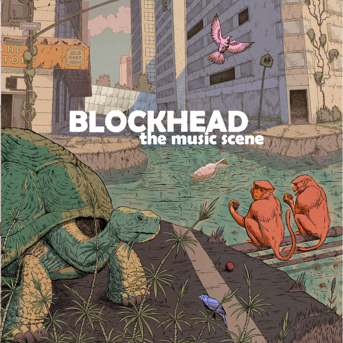 Blockhead – The Music Scene vinyl record cover