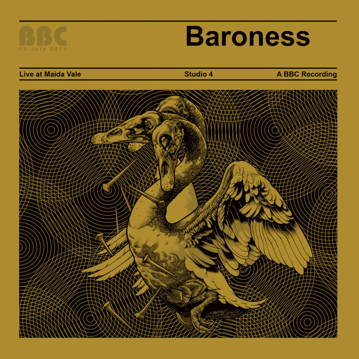 Baroness – Live at Maida Vale - BBC vinyl cover