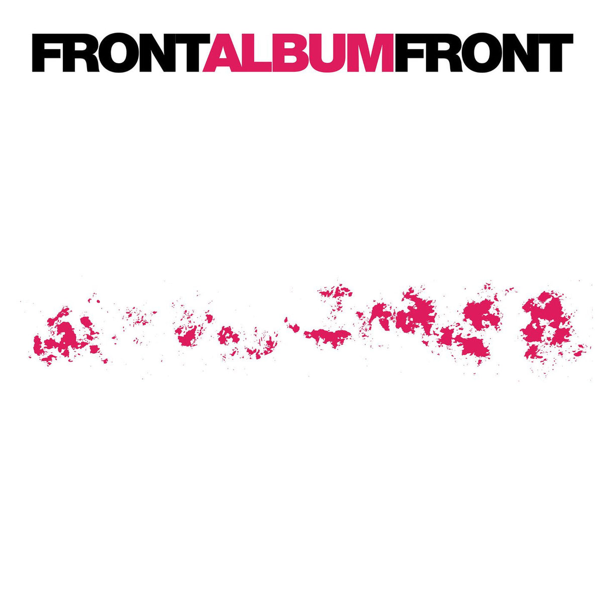 Front – Album vinyl record cover