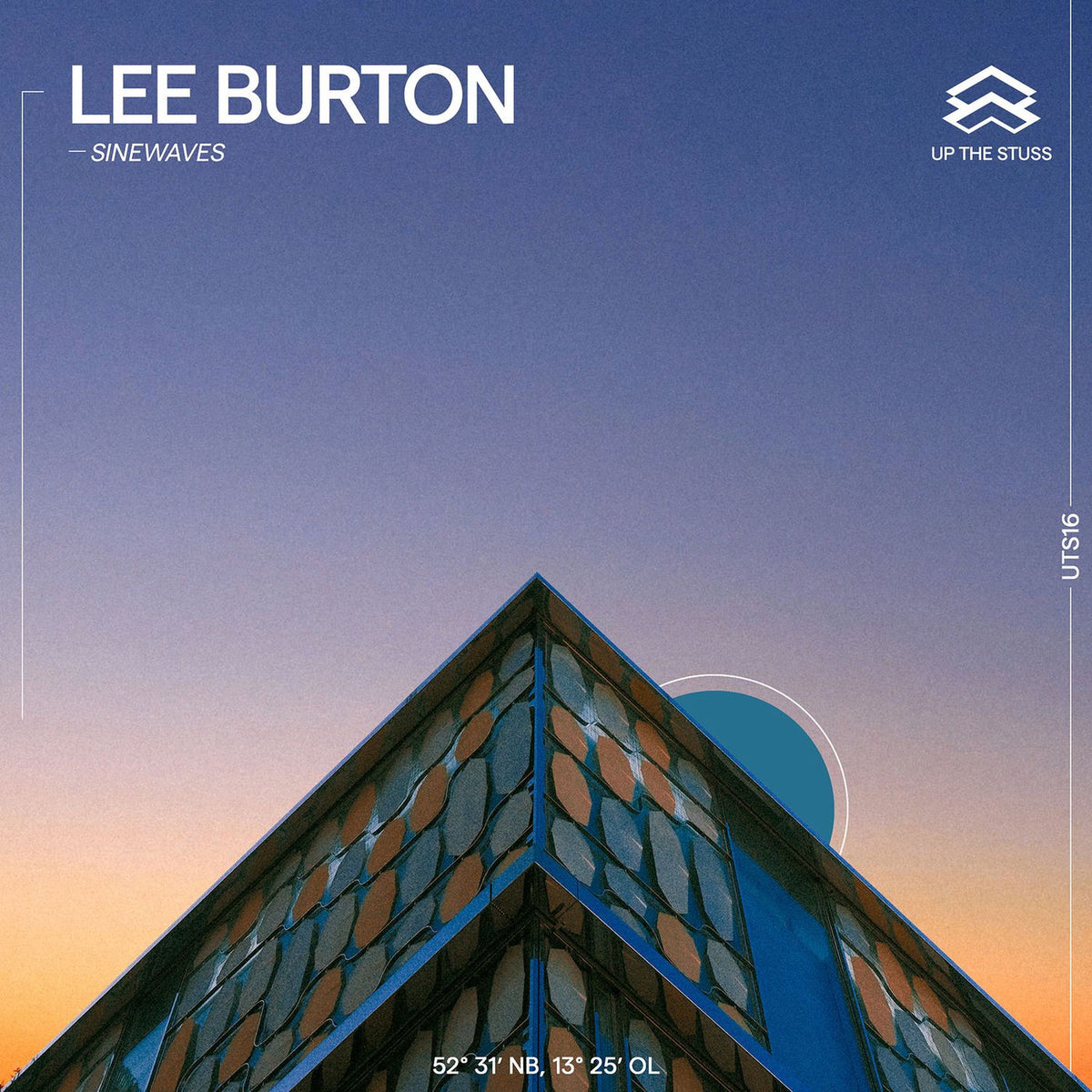 Lee Burton – Sinewaves vinyl record cover