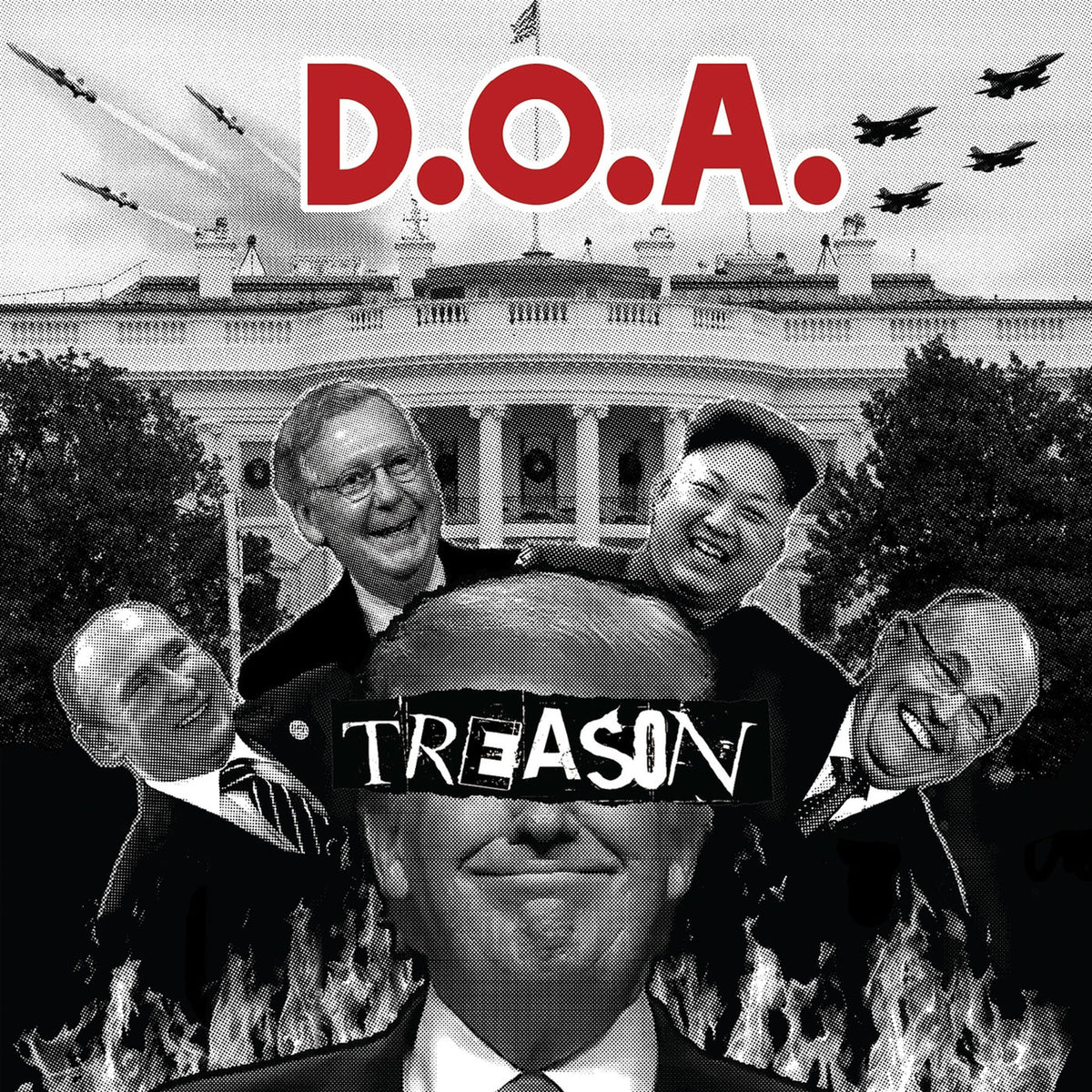 D.O.A. – Treason vinyl record cover