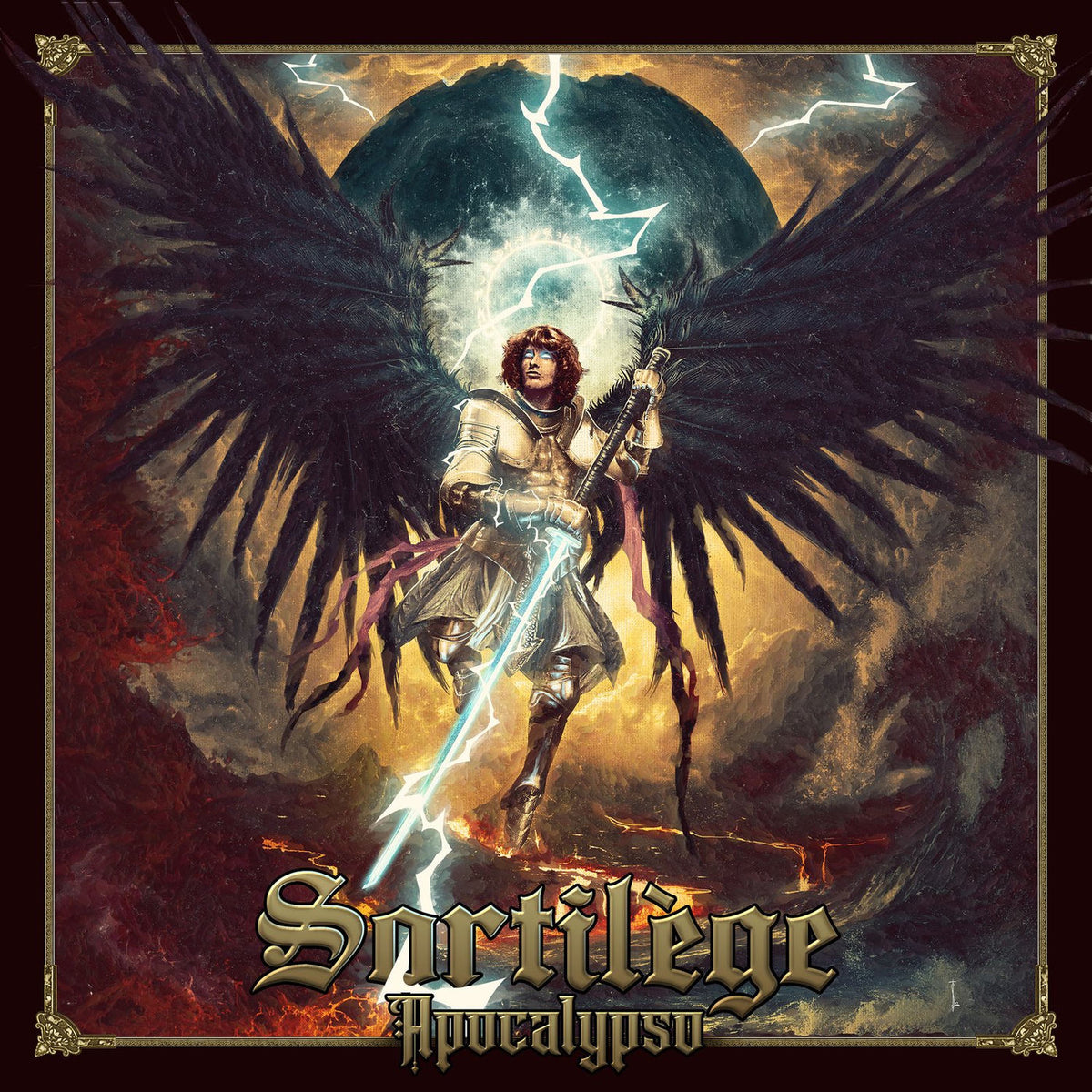 Sortilege – Apocalypso vinyl record cover