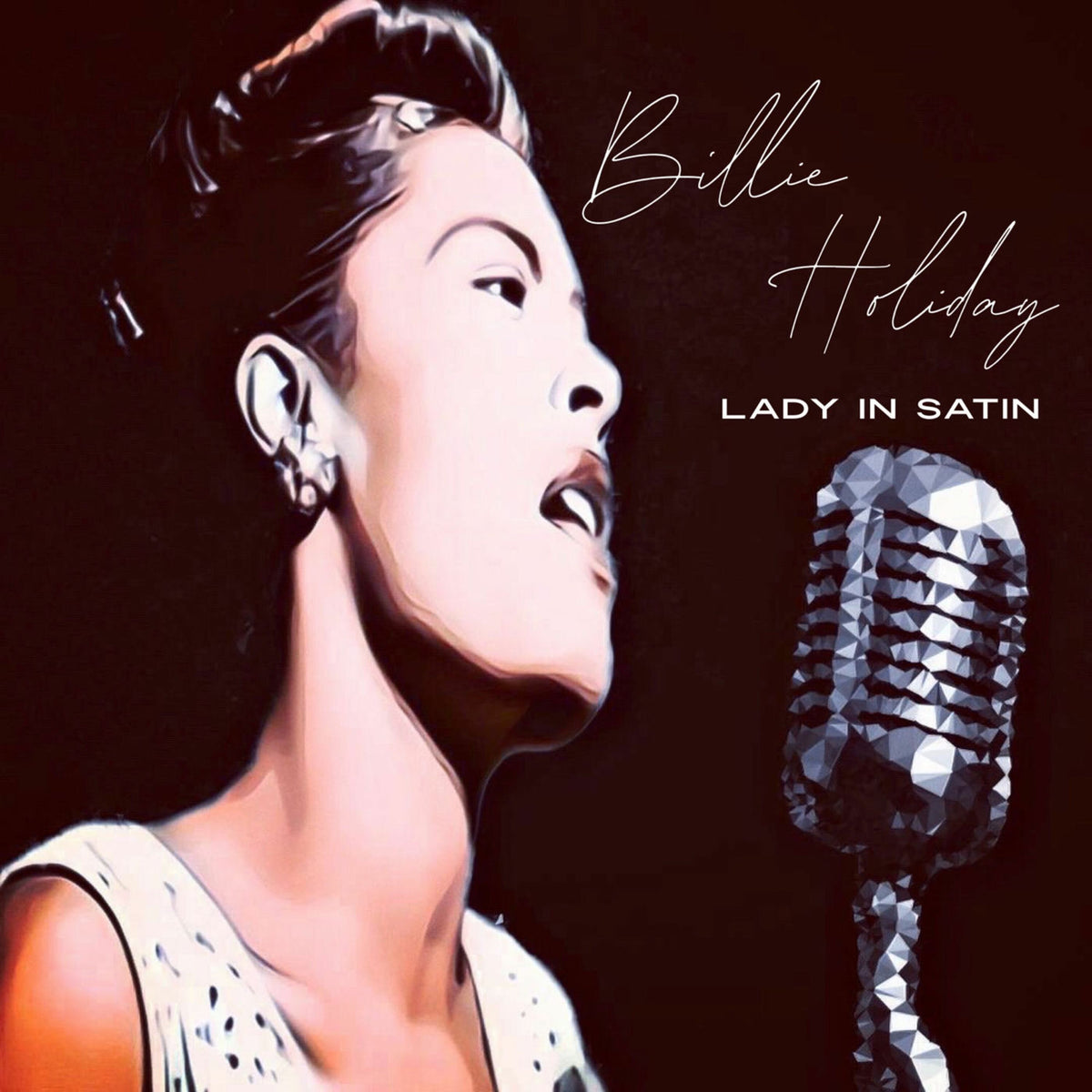 Billie Holiday – Lady in Satin (The Stereo & Mono Versions) vinyl record cover