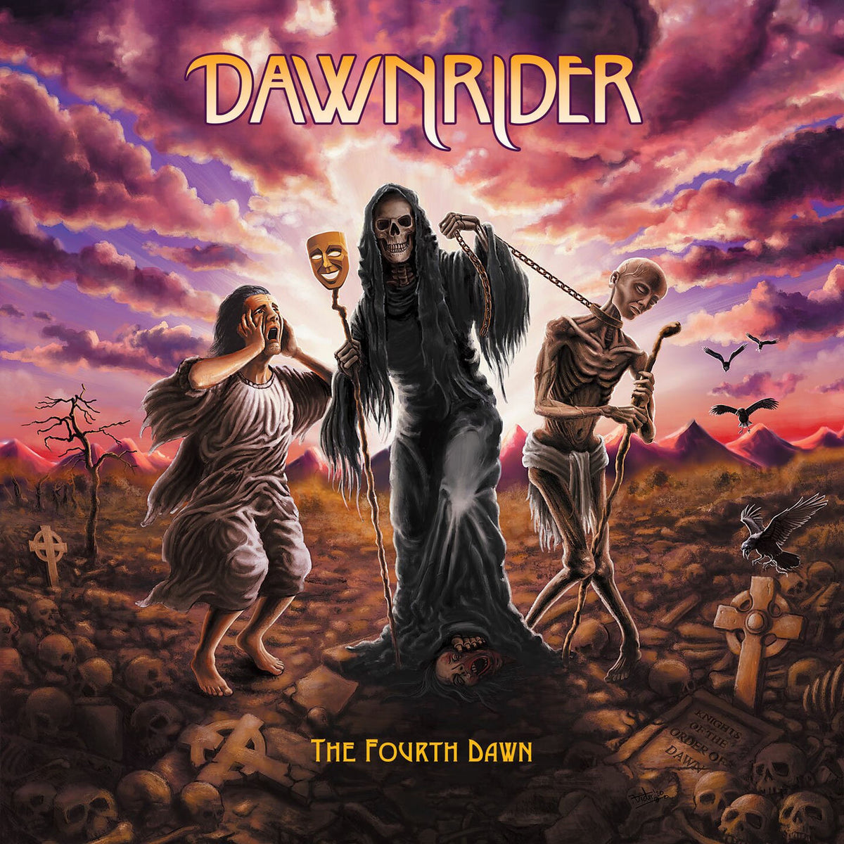 Dawnrider – The Fourth Dawn vinyl record cover