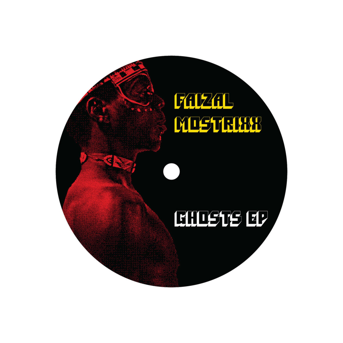 Faizal Mostrixx – Ghosts EP vinyl cover