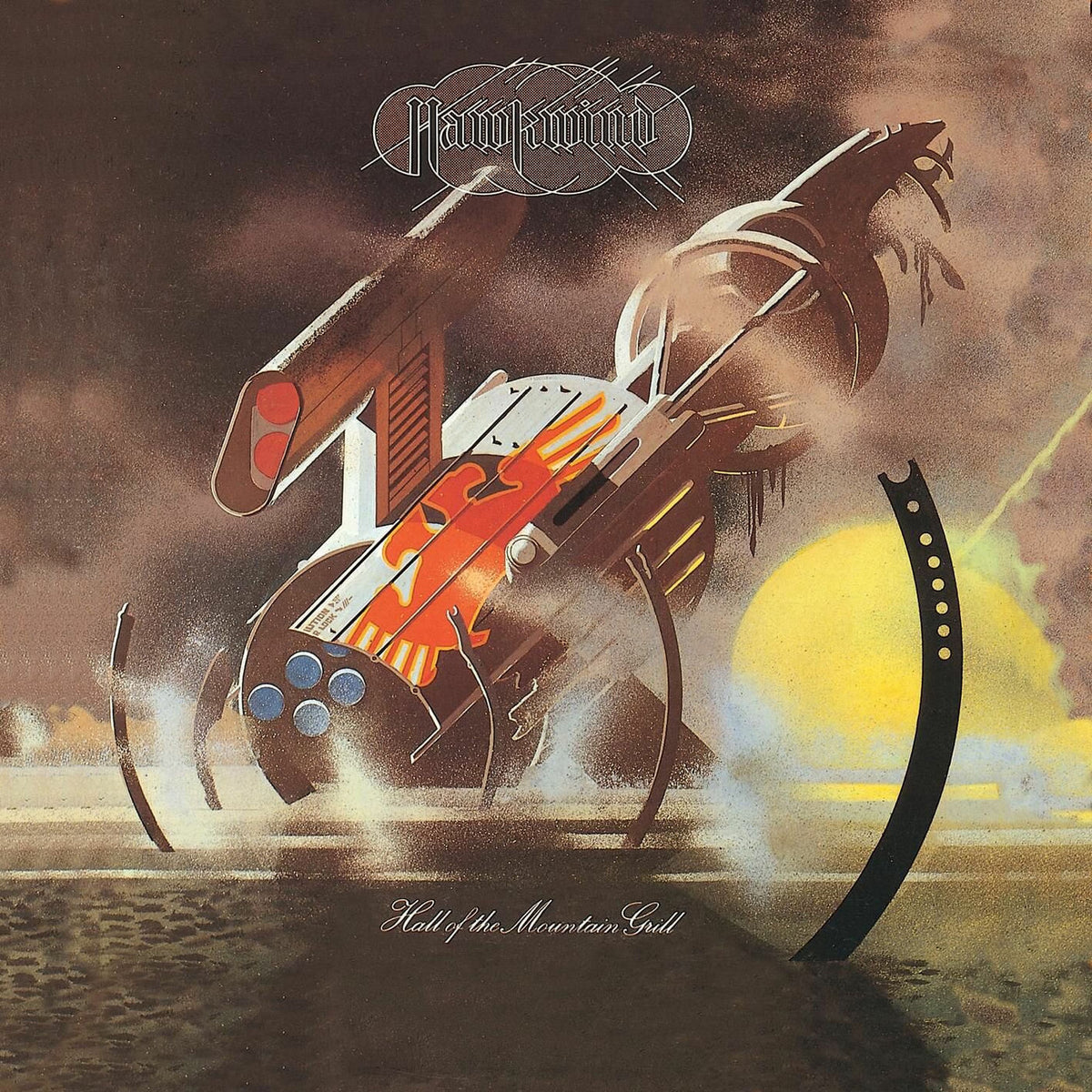 Hawkwind – Hall of the Mountain Grill vinyl record cover