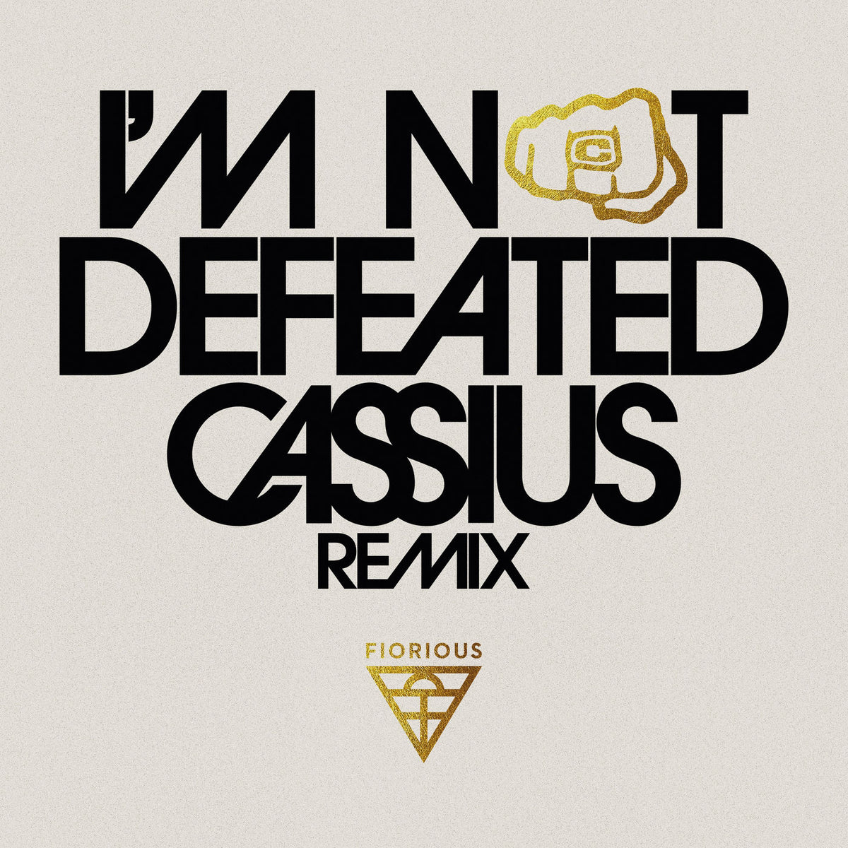 Fiorious – I'm Not Defeated (Incl. Honey Dijon Remix) vinyl record cover
