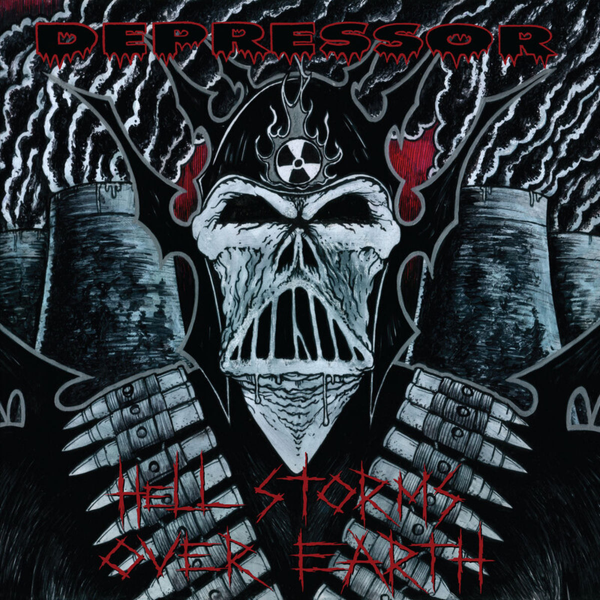 Depressor – Hell Storms Over Earth vinyl cover