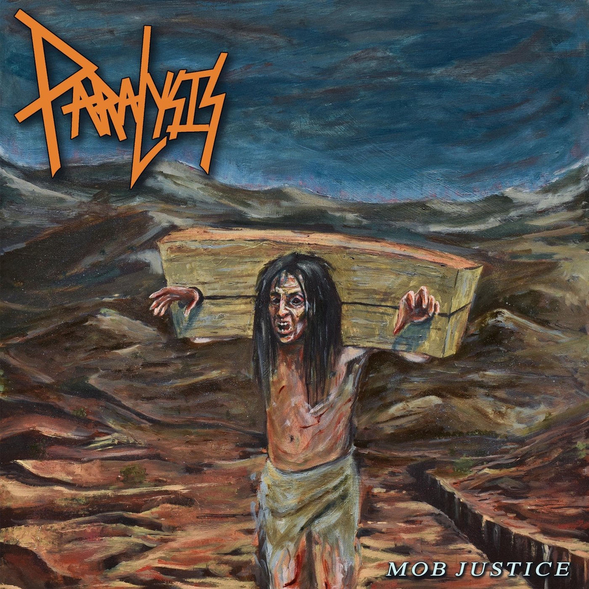Paralysis – Mob Justice vinyl cover