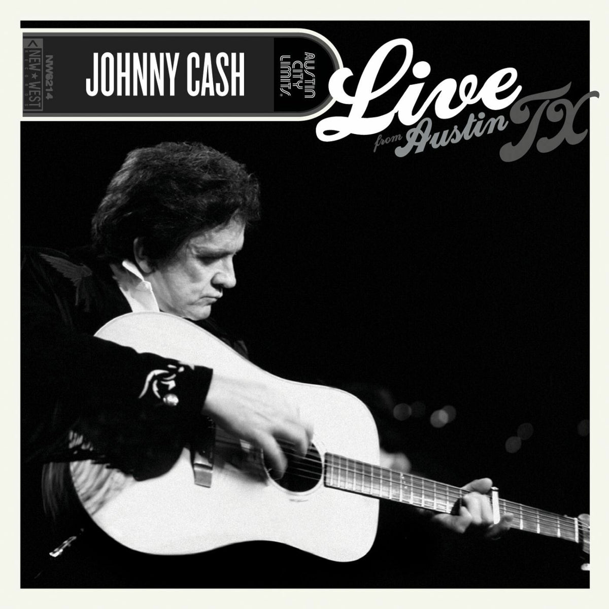 Johnny Cash – Live From Austin, TX vinyl cover