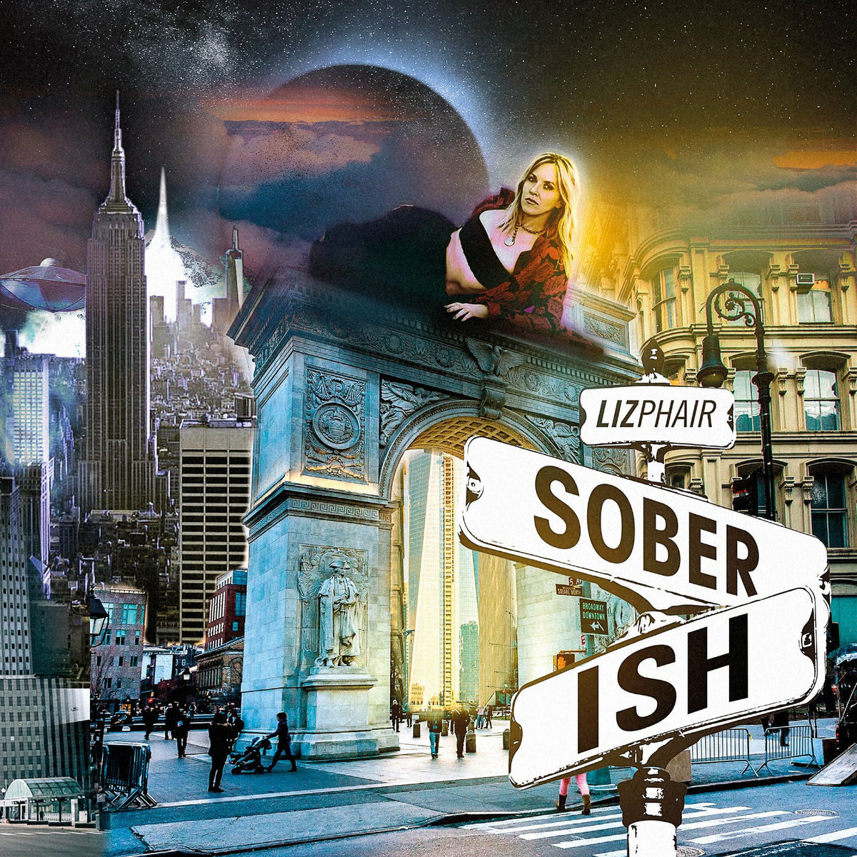 Liz Phair – Soberish (Milky Clear Vinyl) (Coloured Vinyl) vinyl record cover