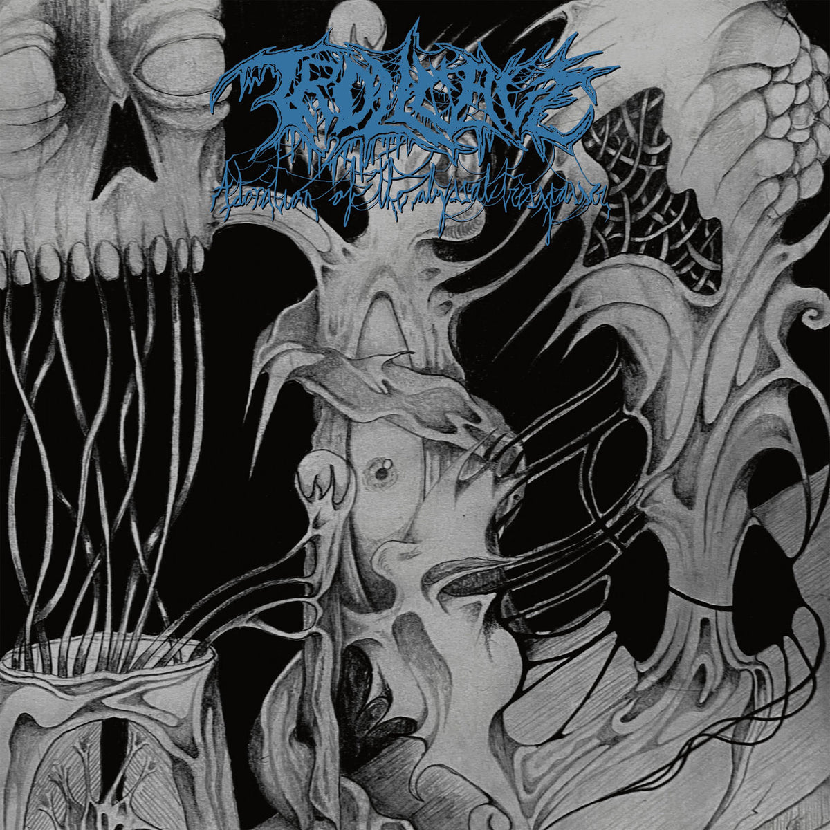 Trollcave – Adoration Of The Abyssal Trespasser vinyl cover
