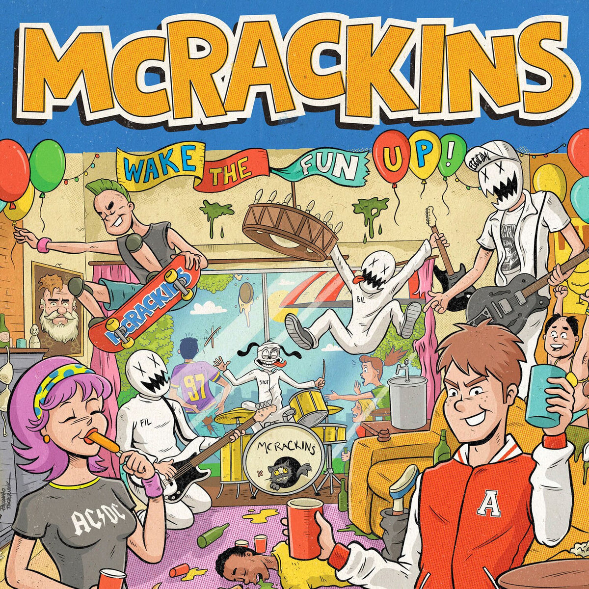 Mcrackins – Wake The Fun Up! vinyl record cover