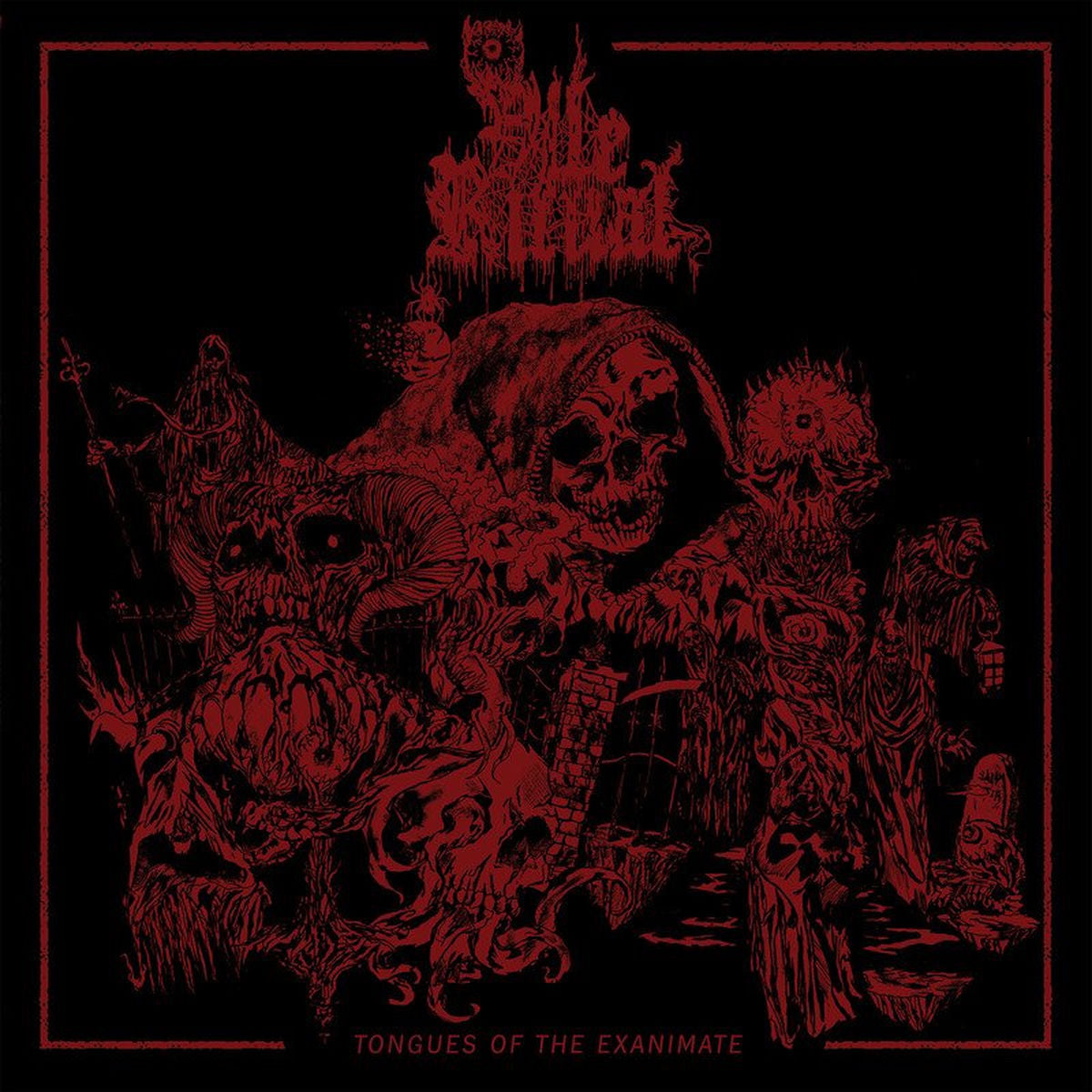 Vile Ritual – Tongues of the Exanimate vinyl cover