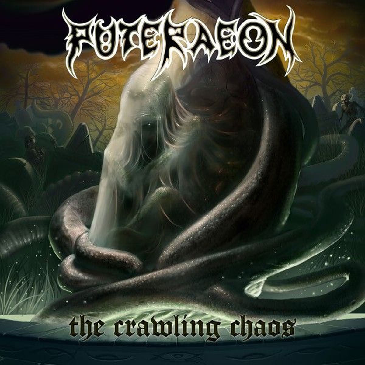 Puteraeon – The Crawling Chaos (DARK GREEN VINYL) vinyl record cover