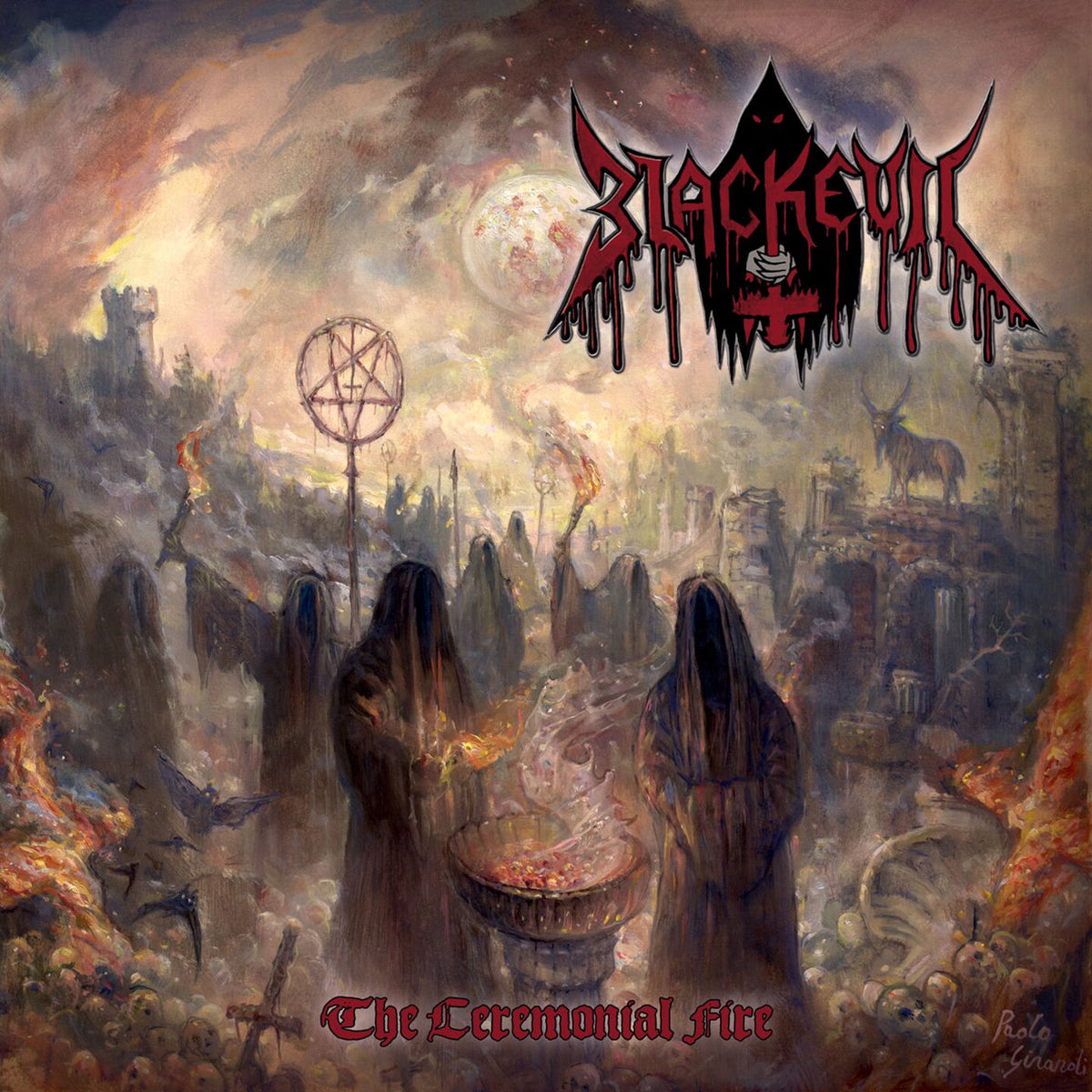 Blackevil – Ceremonial Fire vinyl record cover