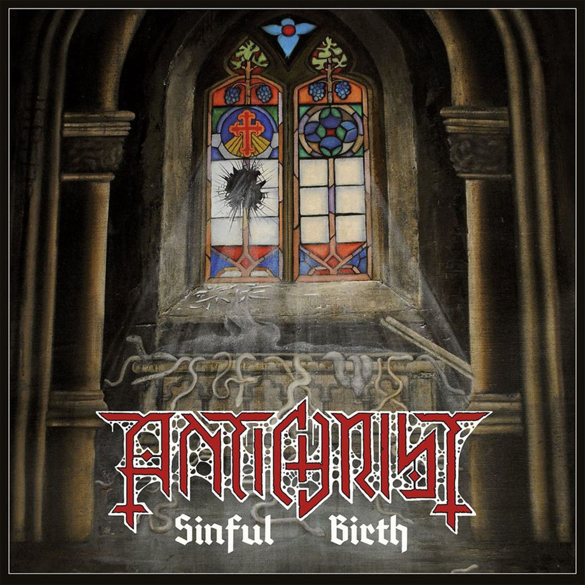 Antichrist – Sinful Birth vinyl record cover