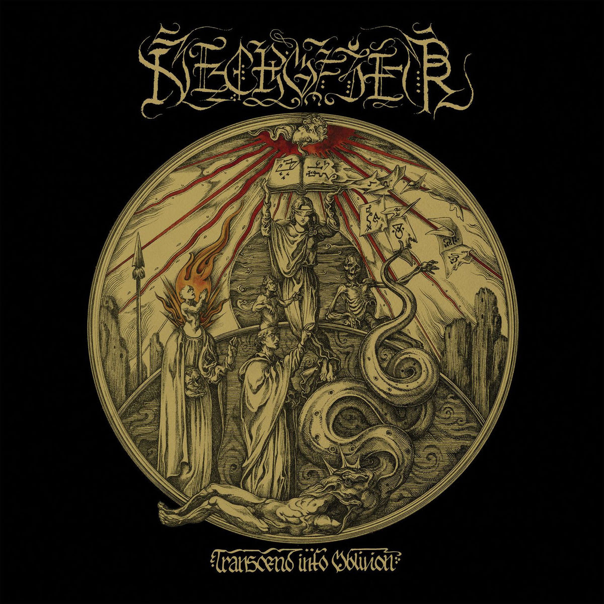 Necrofier – Transcend Into Oblivion vinyl record cover