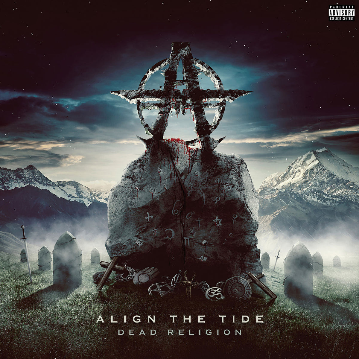 Align the Tide – Dead Religion vinyl record cover