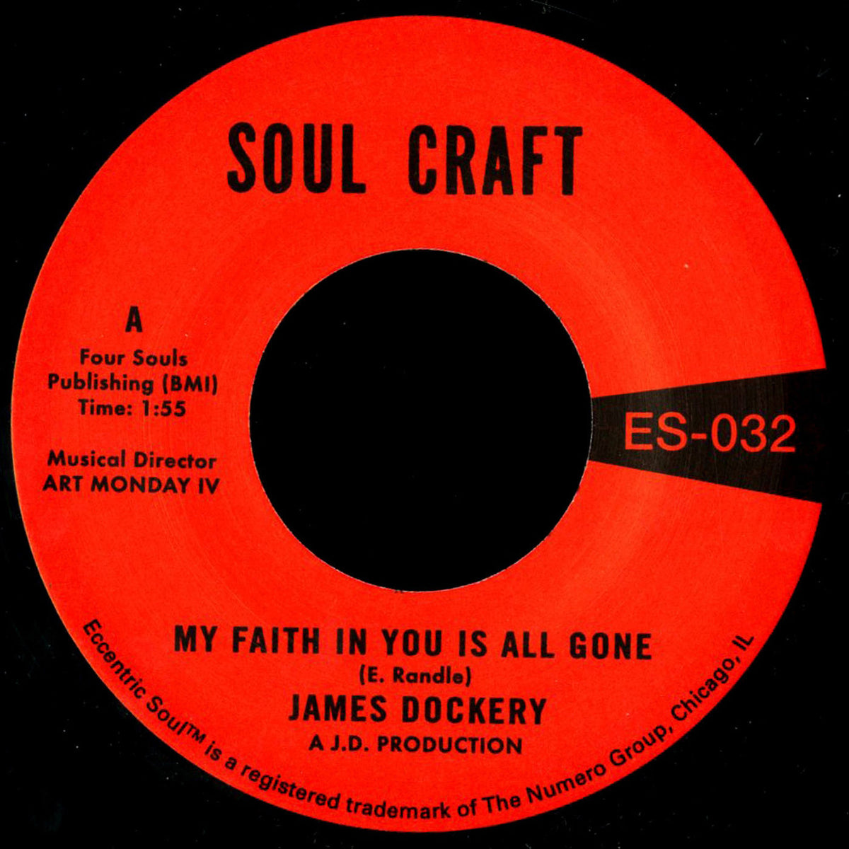 James Dockery – My Faith In You Is All Gone vinyl cover